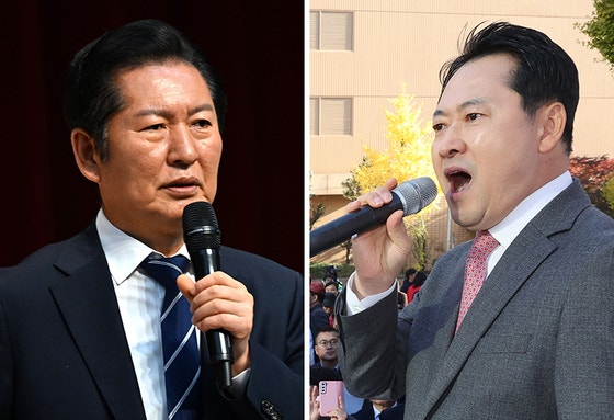 [사진] 나주 간 정청래, 창원 찾은 장동혁