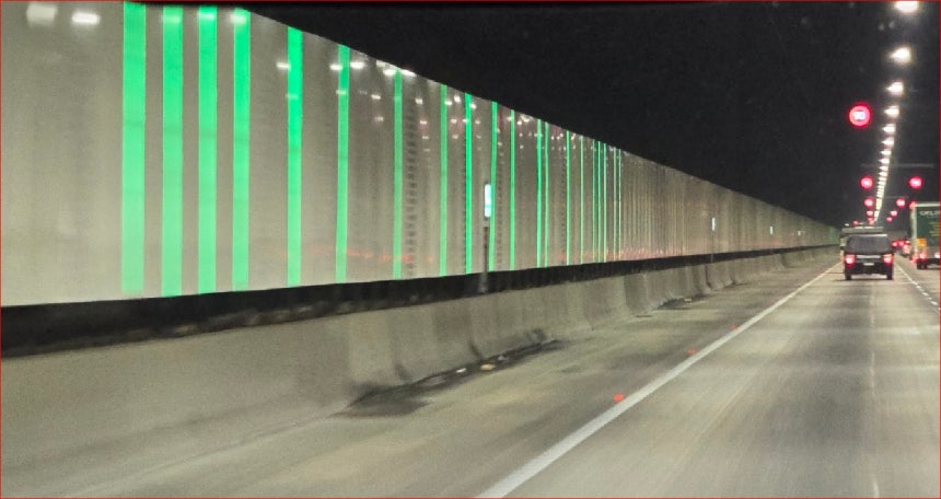 호주 시드니의 지하고속도로인 웨스트커넥스 내부 모습.시드니=강갑생 기자 