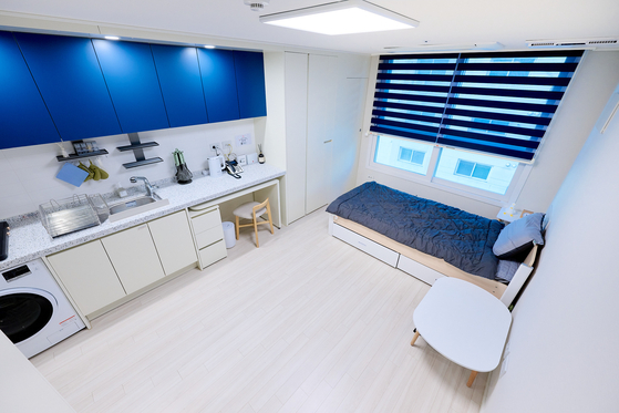 성희망디딤돌 인천센터 내 자립준비 청년들을 위한 내부 주거공간.사진 삼성전자