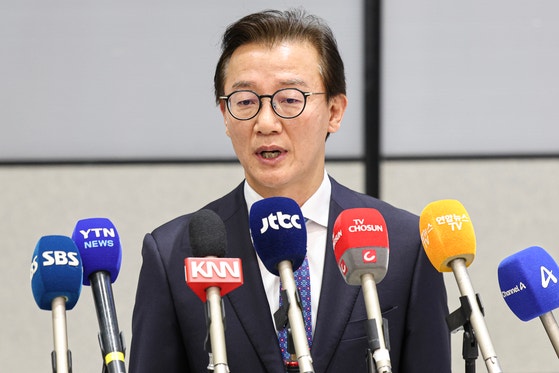 전재수 해양수산부 장관은 11일 통일교 금품 지원 의혹과 관련 사의를 표명했다.김경록 기자