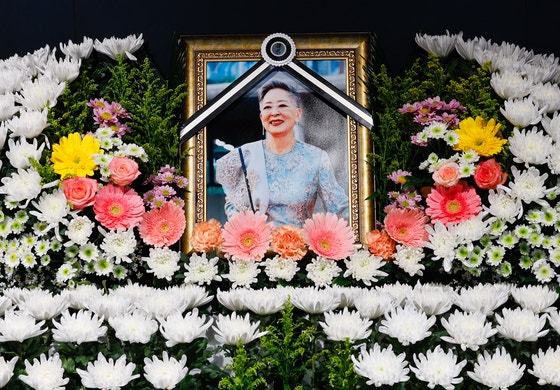 지난 11일 오후 서울 중구 충무로 서울영화센터에 원로 배우 고(故) 김지미(본명 김명자) 추모 공간이 마련돼 있다.뉴스1