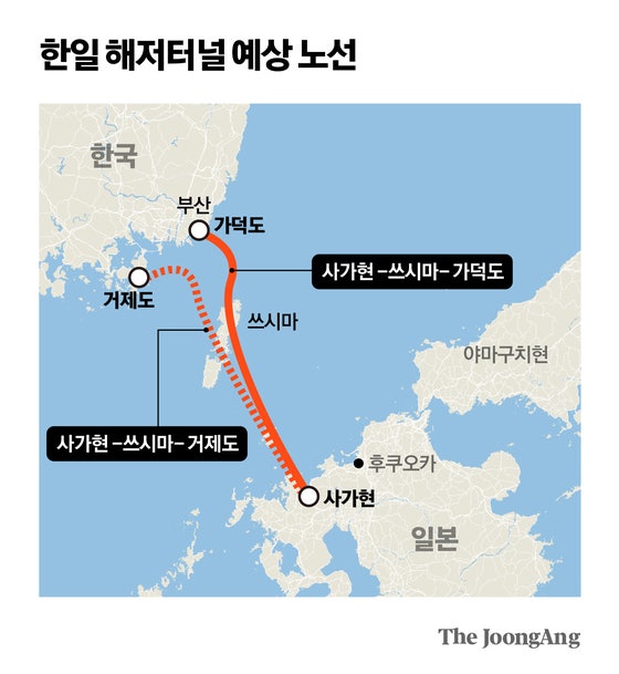 이미 일본땅 사뒀다…‘100조짜리 해저터널’ 목매는 통일교