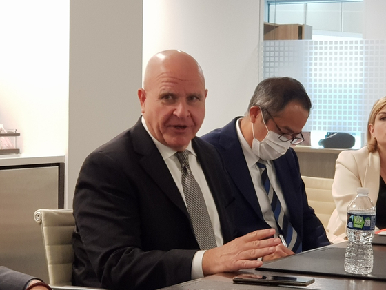 허버트 R 맥매스터 전 미국 백악관 국가안보보좌관.중앙포토