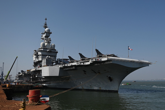 프랑스의 핵 추진 항공모함인 샤를드골함.[AFP=연합뉴스]