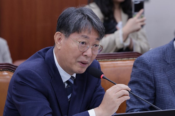 이춘석 의원이 지난 10월 국회 외교통일위원회 국정감사에서 발언하는 모습.뉴스1