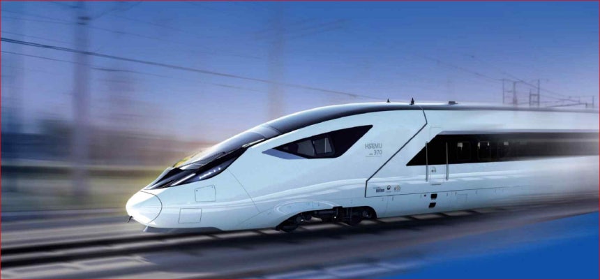 정부가 개발 중인 차세대 고속열차 EMU-370 이미지.자료 국토교통부