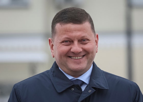 지난 2월 5일(현지시간) 우크라이나 키이우에서 포착된 우크라이나 주영 대사 발레리 잘루즈니.로이터=연합뉴스