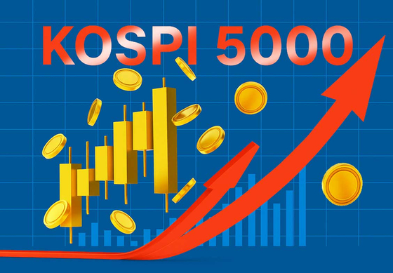코스피 5000 [일러스트=김지윤]