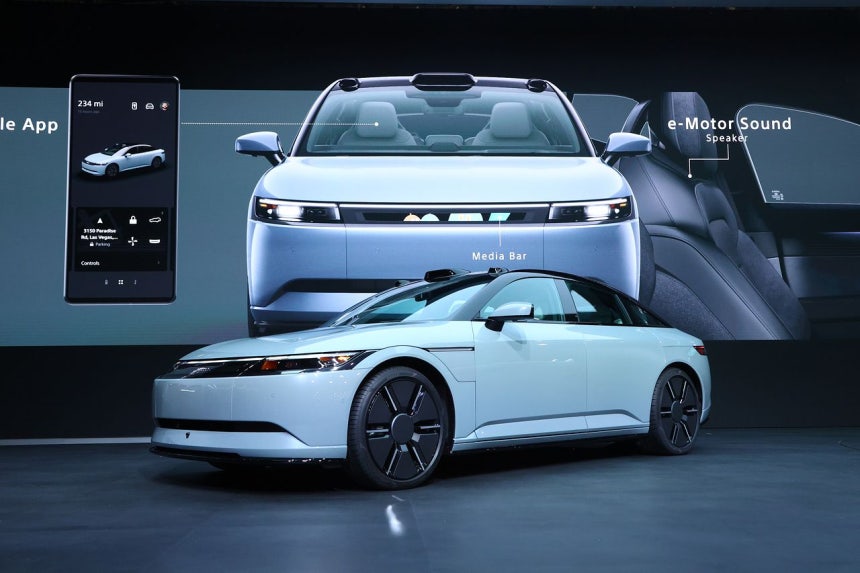 소니혼다모빌리티의 전기차‘아필라1.[UPI=연합뉴스]