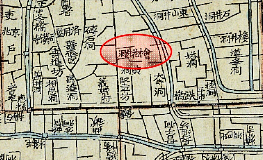 한양 회화정동 위치도.사진 서울역사박물관