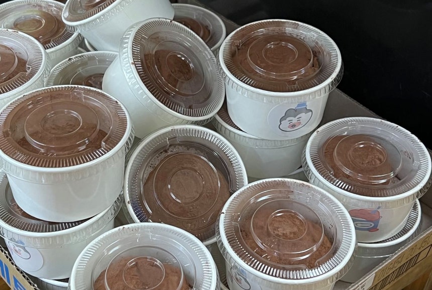 대한적십자사 서울중앙혈액원에서 준비한 두쫀쿠.연합뉴스