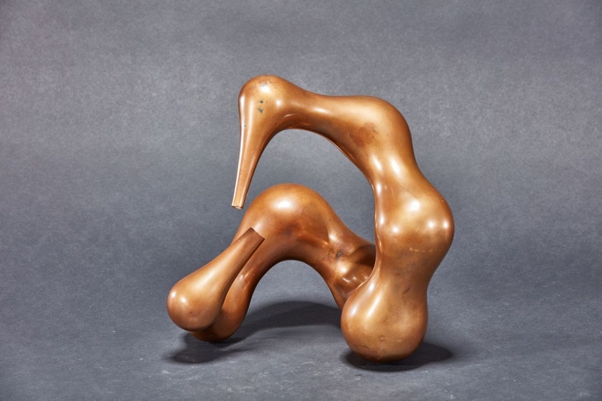 태(胎) 79-15,1979,청동,32x32x30㎝.[사진 성북구립 최만린미술관]