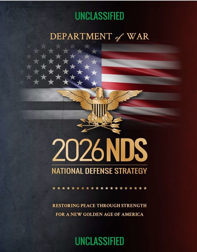 미국 국방부가 23일(현지시간) 공개한 새 국가방위전략(NDS) 표지.사진 미 국방부 홈페이지 캡처