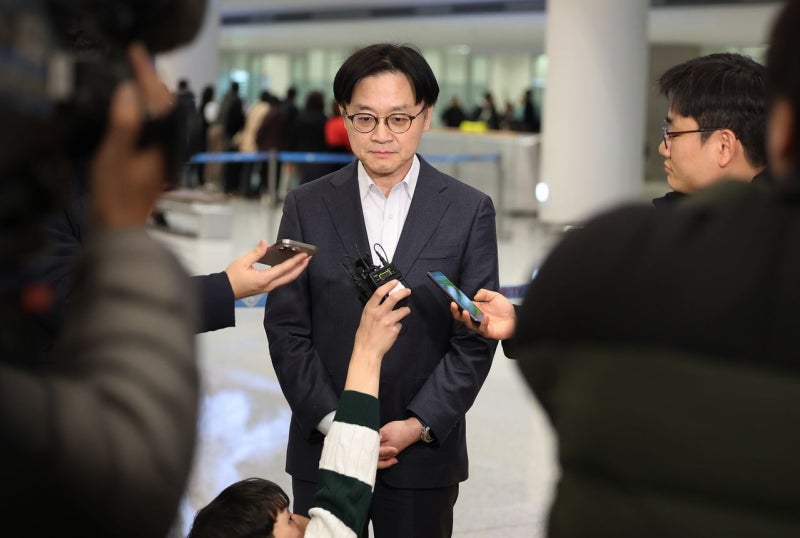 [사진] 한·미 관세협의 김정관, 빈손 귀국