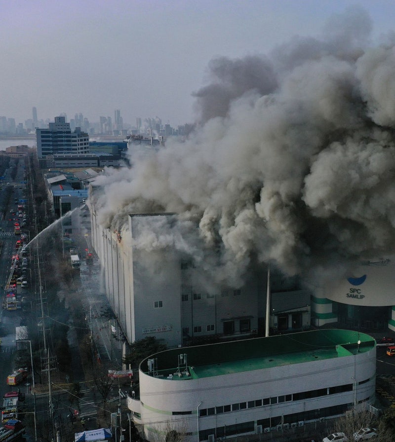 [사진] 시흥 SPC삼립 공장 화재