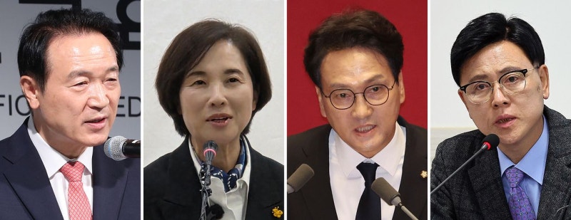 [사진] 경기·충남교육감 예비 출마자들