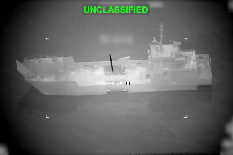 [사진] 이란 기뢰함 16척…미, 호르무즈 격침