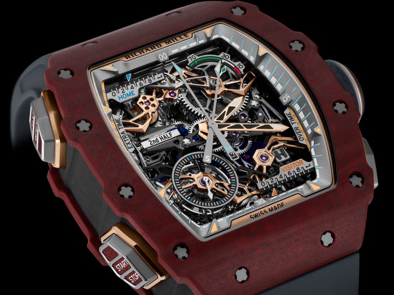 손목 위에 구현한 전용 '스코어보드'...리차드 밀이 공개한 축구 시계의 기발함 [더 하이엔드]