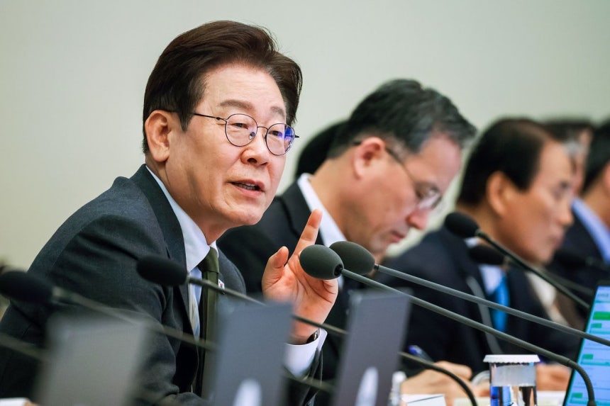 이재명 대통령. 청와대사진기자단