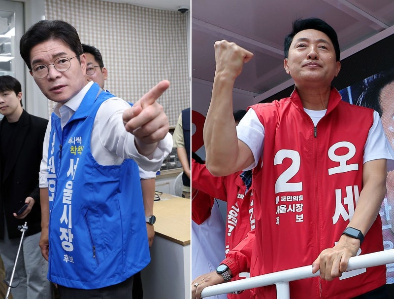 “정원오 되면 전임 사업 좌초” “오세훈, 한남 재개발 뭐 했나” [서울 르포]