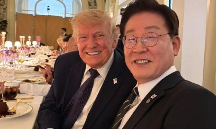 李대통령 “트럼프와 90분간 깊은 얘기…골프 꼭 함께하자고 해”