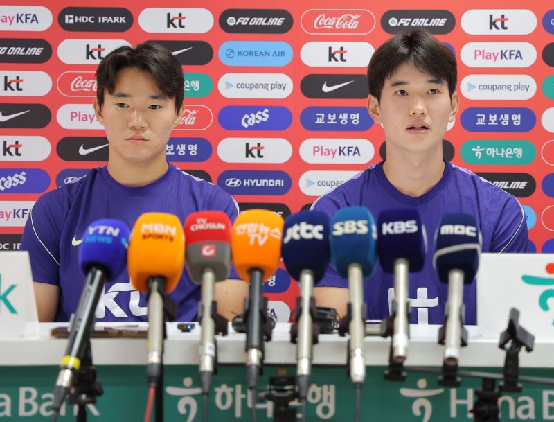 팀 분위기 전한 양현준·김진규 “32강 가면 ‘대가리’ 박고 뛰겠다”