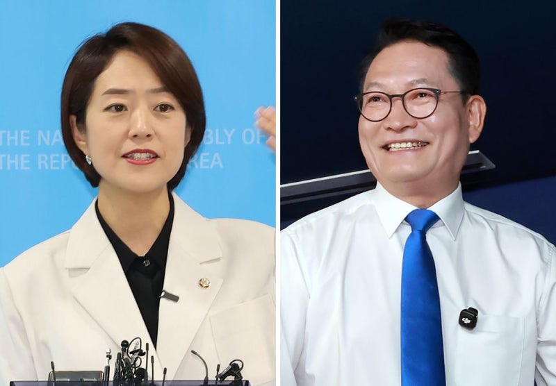 [사진] 고민정·송영길 당대표 출사표