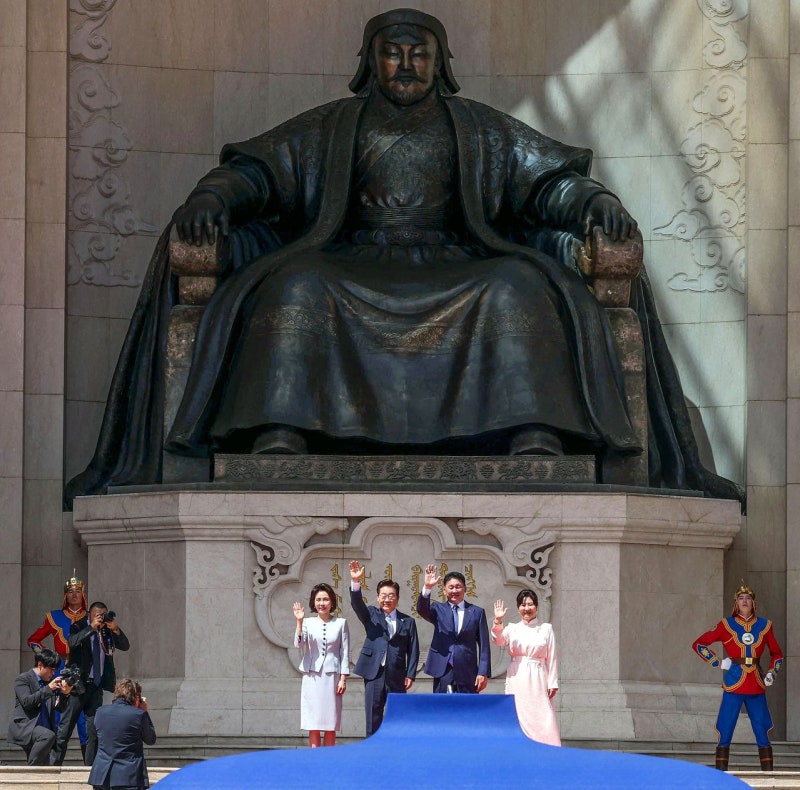[사진] 한국·몽골 황금시대 선언