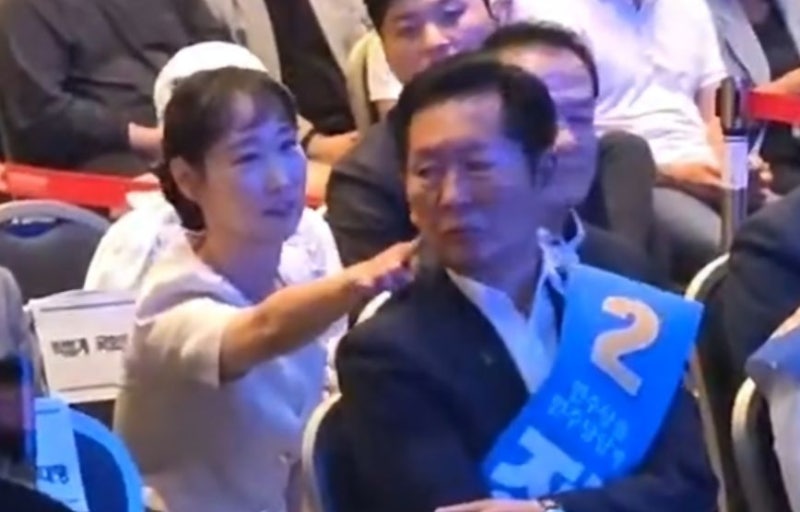 <b>이지은</b>, 정청래 ‘볼콕’ 논란에 “남녀관계 언급하면 고소” 경고