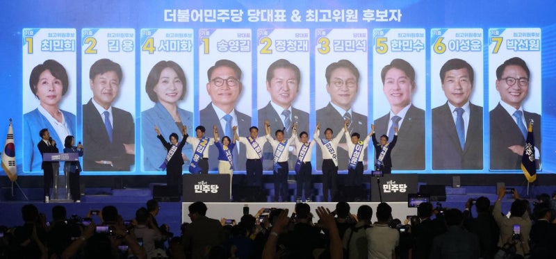 [속보] 與 <b>최고위원</b>에 친청3명, 친명2명…<b>김용</b>은 <b>탈락</b>