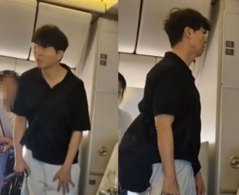 “박수홍 아이 울자 내렸다가 재탑승”…괌 비행기 1시간 늦어졌다