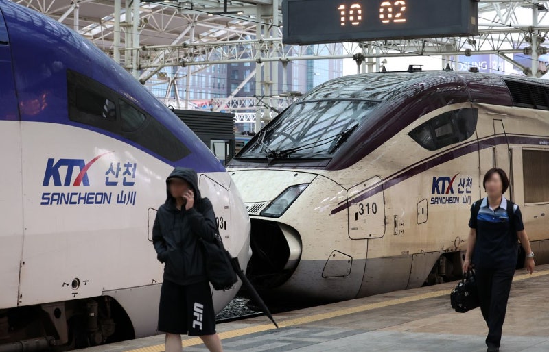 [사진] SRT 없어요, KTX 통합운행 첫날