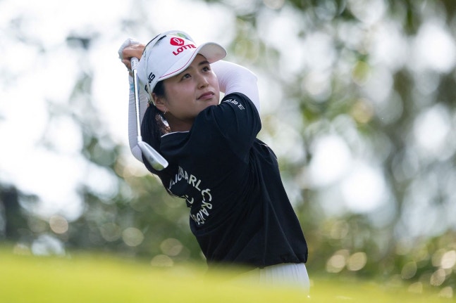 LPGA 투어 뷰익 상하이 최종 라운드에서 아쉽게 첫 우승을 놓친 최혜진. [AP=연합뉴스]