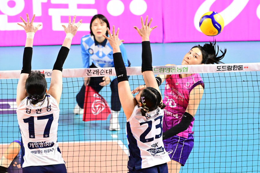 김연경, 공·수 모두 해결사…<b>흥국생명</b> 5연승