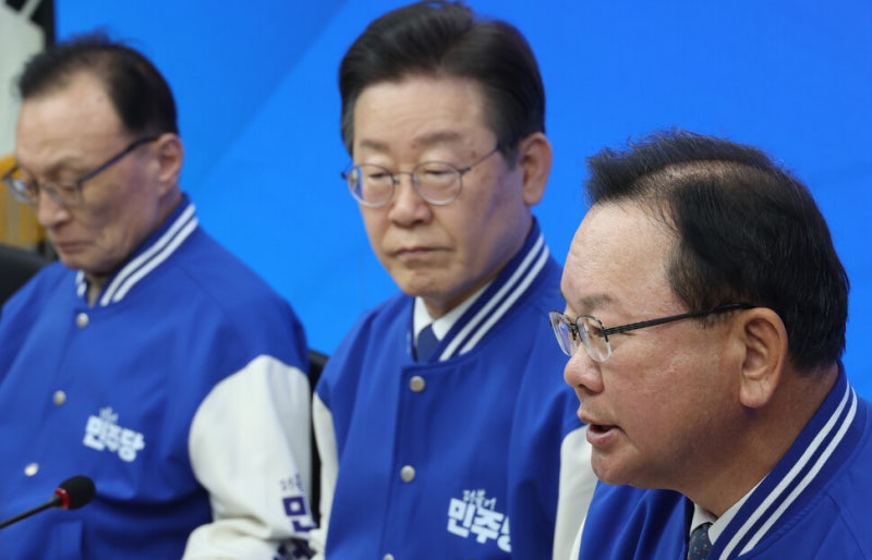 <b>김부겸</b> “박용진 배제, <b>양문석</b>·김우영 막말…가장 큰 위기”