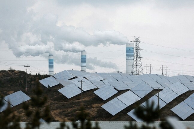 중국 산시성의 태양광 패널. 로이터 연합뉴스