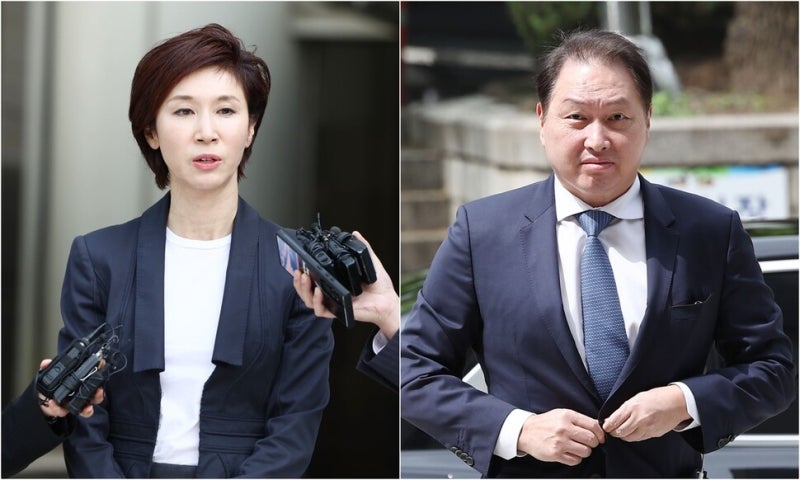 최태원·<b>노소영</b> 재판에 따가운 시선…“범죄수익 서로 먹겠다고”