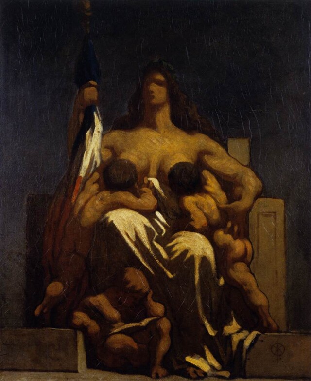 오노레 도미에, ‘공화국’, 1848.