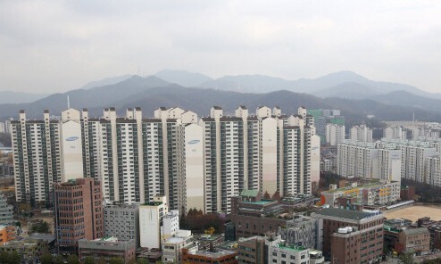 경기도 안양시 인덕원 일대의 아파트. 류우종 한겨레21 기자
