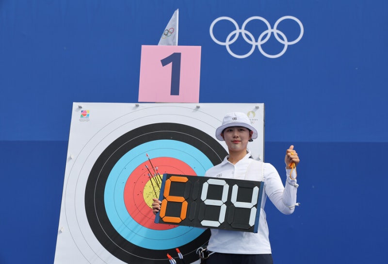 신궁 임시현, <b>올림픽</b> 개인 예선전 세계신기록