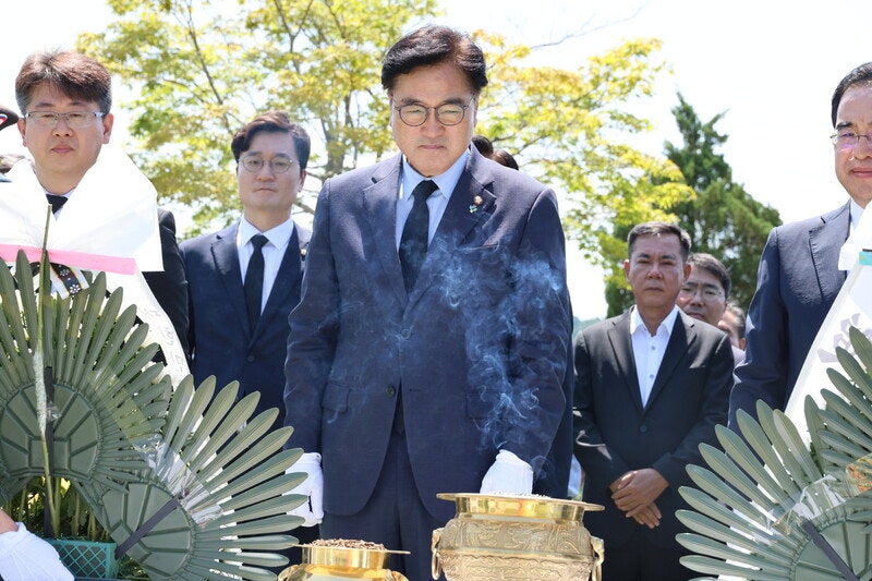 “<b>독립</b>운동 왜곡, 인정 못해” 우원식 <b>의장</b>, 광복절 경축식 불참