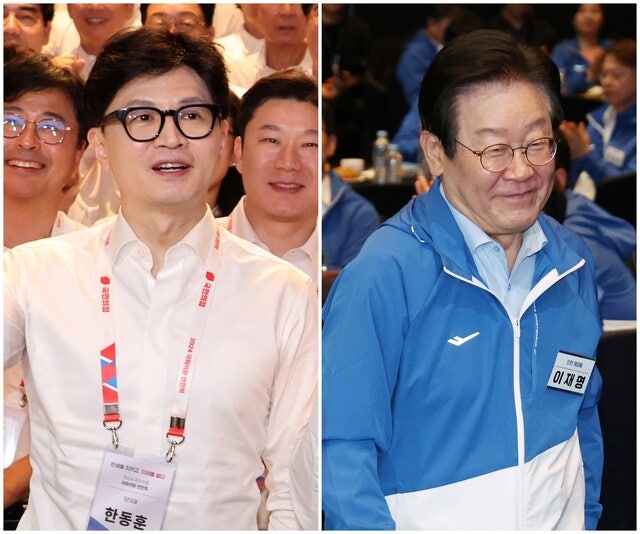 <b>한동훈</b>-<b>이재명</b>, 오늘 오후 2시 첫 여야 <b>대표</b> 회담