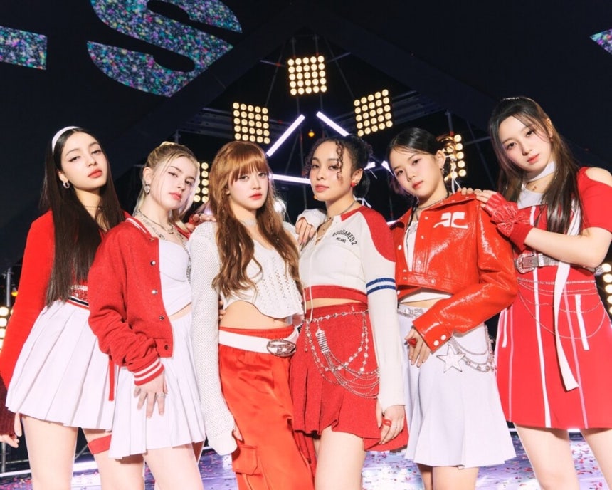 제이와이피(JYP)엔터테인먼트가 케이팝 미국 현지화 전략으로 론칭한 다국적 걸그룹 비춰(VCHA). 제이와이피엔터테인먼트 제공