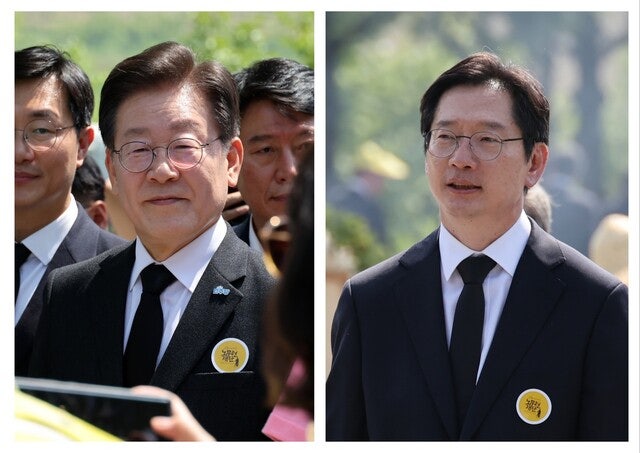 <b>이재명</b>·<b>김경수</b> 오늘 <b>회동</b>…“헌정수호 세력 연대 논의할 것”