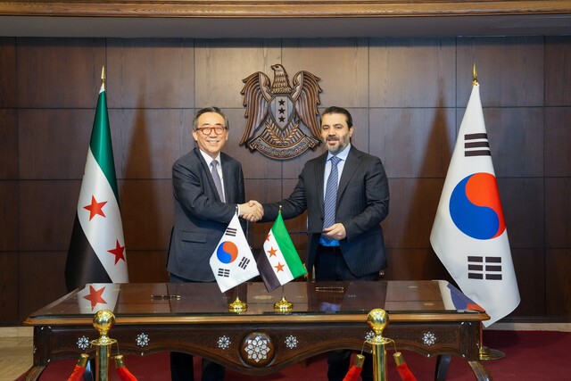 한국, 시리아와 공식 수교…유엔 191개 모든 회원국과 외교관계