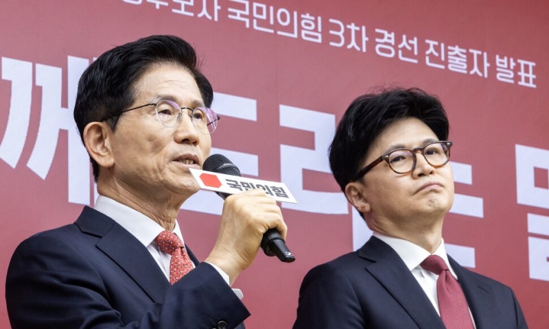 당심 <b>김문수</b>-민심 <b>한동훈</b>…‘한덕수 향한 마음’엔 온도차