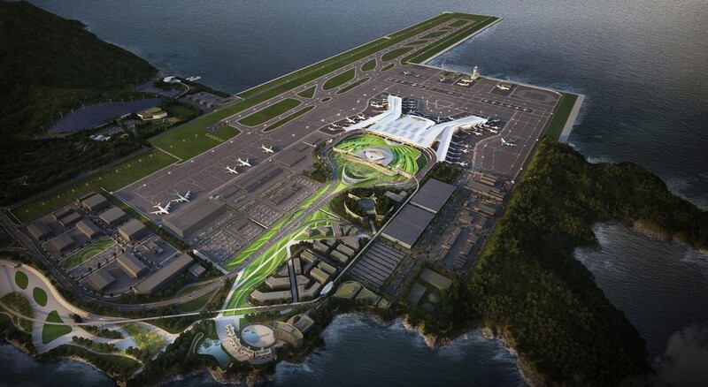 가덕도신공항 조감도.신공항건설공단 제공