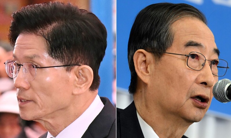 국힘 “<b>단일화</b> 1차 회의, <b>김문수</b> 쪽 불참으로 불발”