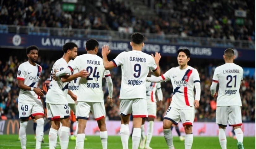 이강인 4개월 만에 풀타임…PSG, 몽펠리에에 4-1 승리