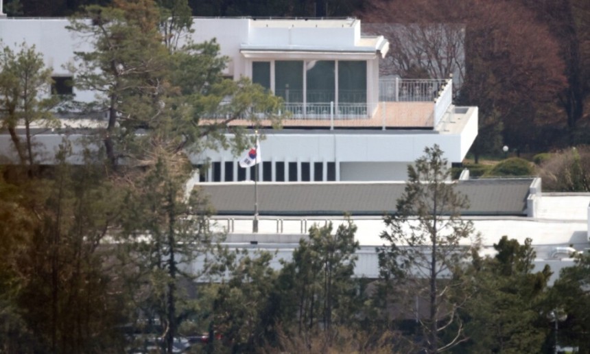10일 서울 용산구 한남동 관저 모습. 연합뉴스